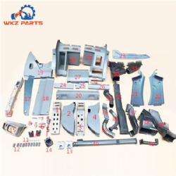 DX225 Cab Complete Plate Excavator Cabin Decoration